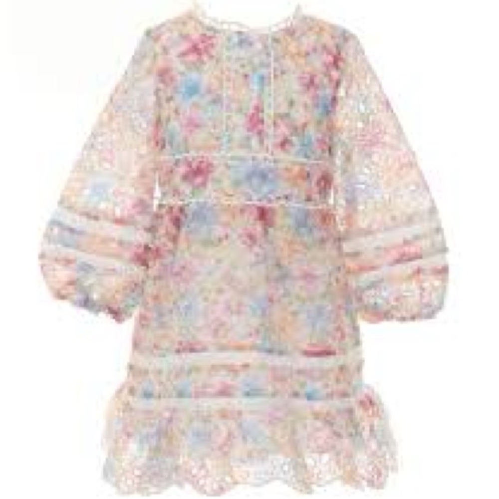 NWT,GB Girls,Stunning Floral Embroidered Dress, OUT OF STOCK ON-LINE, Size 6 - Picture 3 of 8